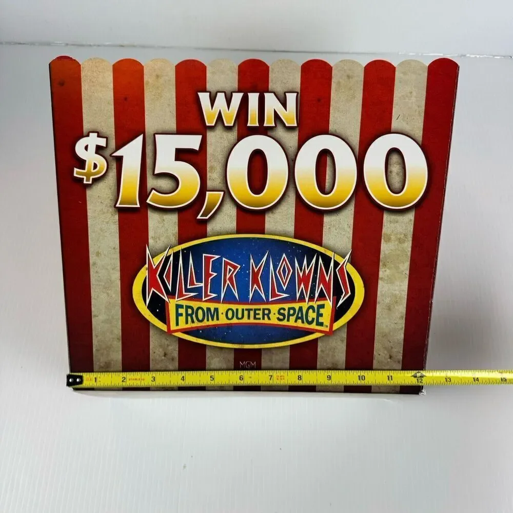 Spirit Halloween Killer Klowns from Outer Space Store Display Large Popcorn Box